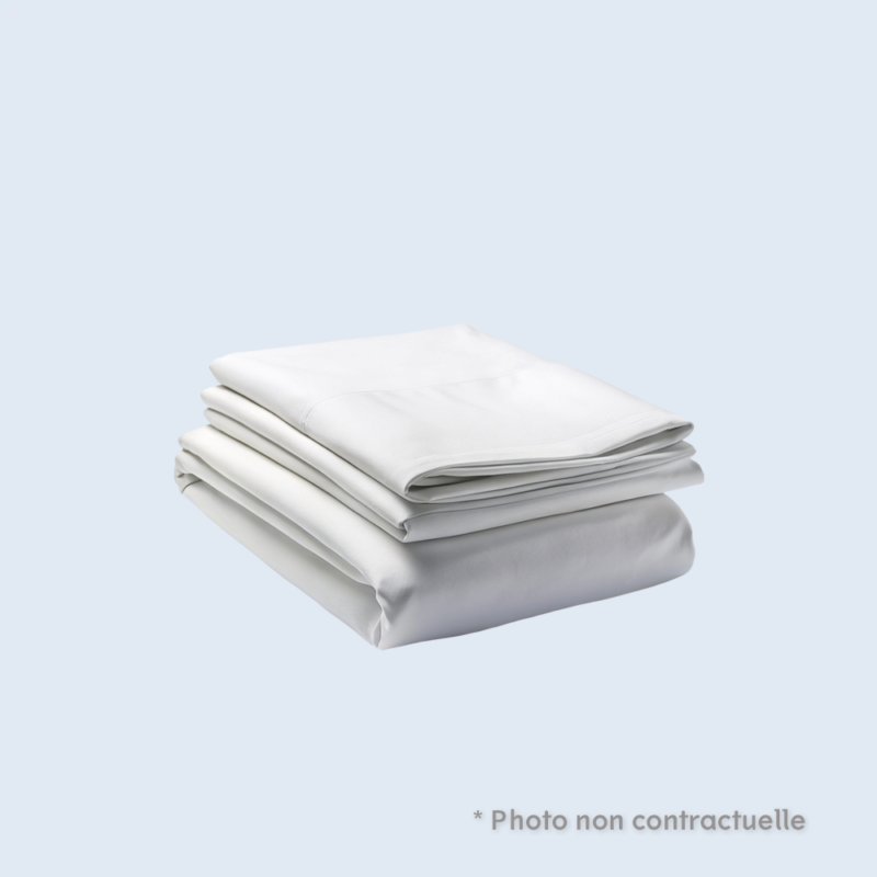 Housse matelas lit 1 personne L190 X l90 épaisseur 21 cm